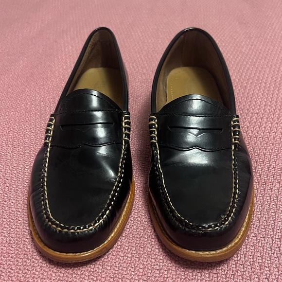 G.H Bass Weejuns Whitney Black Patent Leather size 10 Academia. Preppy Classic - Picture 2 of 8